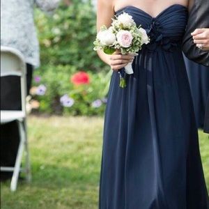 Bill Levkoff Navy Dress Sz 0